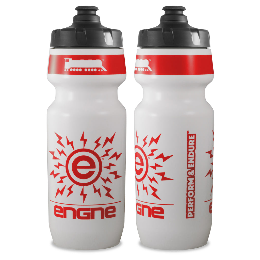 eNGNe – High Performance Bike Water Bottles – 24 oz | Red & Black (2-Pack)